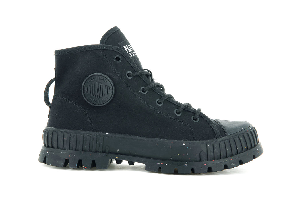 Zapatos Altas Palladium PALLASHOCK SUPPLY Hombre Negras | Costa Rica-54983